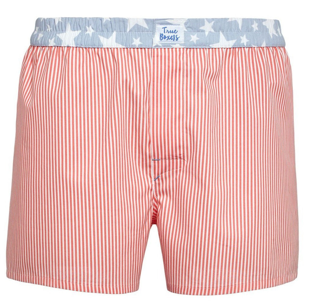 Light my Fire -  red stripes with stars Boxer Short - True Boxers