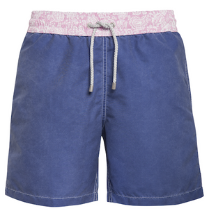 Into the Blue - Navy blue with paisley Swim Short - True Boxers